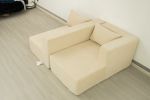 (Video)Compressed Modern Modular Sectional Sofa, L-Shaped Couch Minimalist 2 Pieces Cloud Couch foam Sofa with Pillows for Living Room Apartment, No A