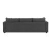 [VIDEO provided] [New] 100.4*64.6" Modern Sectional Sofa,L-shaped Couch Set with 2 Free pillows,4-seat Polyester Fabric Couch Set with Convertible Ott