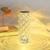 Crystal Diamond Table Lamp,16 Color Changing RGB Touch Control