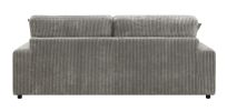 ACME Tavia Sectional Sofa w/6 Pillows, Gray Corduroy LV01882