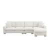 [VIDEO provided] [New] 119*55" Modern Oversized Sectional Sofa,L-shaped Luxury Couch Set with 2 Free pillows,5-seat Chenille Indoor Furniture with Cha