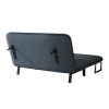 55‚Ä≥ Convertible Chair Bed, Tri-Fold Sofa Bed with Adjustable Backrest & Pillow, Leisure Chaise Lounge Couch with Sturdy Steel Frame for Home & Offic