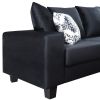 [VIDEO provided] [New] 110*85" Modern U Shape Sectional Sofa, Velvet Corner Couch with Lots of Pillows Included,Elegant and functional indoor furnitur