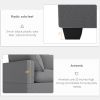 [VIDEO provided][New] 120*93" Modern U Shape Modular Sofa with Storage Ottoman,Luxury 7 Seat Sectional Couch Set with 2 Pillows Included,Freely Combin
