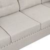 105" Modern Sectional Sofa with Storage Ottoman, L-Shape Couch with 2 Pillows and Cup Holder,Sectional Sofa with Reversible Chaise for Living Room,Lig
