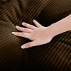 Brown Corduroy Deep Seat Single Sofa Accent Chair,Deep Seat Couch with Waist Pillow for Living Room/Apartment/Office