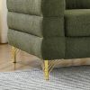 60Inch Oversized 2 Seater Sectional Sofa, Living Room Comfort Fabric Sectional Sofa-Deep Seating Sectional Sofa, Soft Sitting with 2 Pillows for Livin