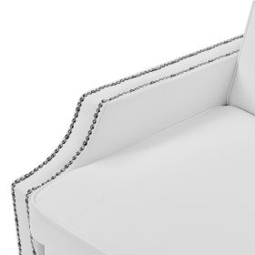 54.7" Multiple Adjustable Positions Sofa Bed Stylish Sofa Bed with a Button Tufted Backrest, Two USB Ports and Four Floral Lumbar Pillows for Living R (Color: as Pic)