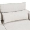 U_STYLE L-shaped Modular Sectional Sofa with Removable Back Cushions and 3 Pillows, Suitable for Living rooms, Offices, and Apartments