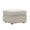 87.7" Sectional Sofa Cozy Teddy Fleece Fabric Sectional Sofa Couch with Two USB Ports a Movable Storage Ottoman and Two Lumbar Pillows for Living Room