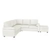 [VIDEO provided] [New] 84*84" Modern Velvet Sectional Sofa Set,Large U Shaped Upholstered Corner Couch with Ottoman,Armrest Pillow,6 Seat Indoor Furni