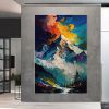 Handmade The Beach Joys Ocean Surfing Art Hand Painted Extra Large Heavy Textured 3D Minimalist Swimming Art Abstract Oil Painting Contemporary Art