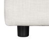 U_STYLE L-shaped Modular Sectional Sofa with Removable Back Cushions and 3 Pillows, Suitable for Living rooms, Offices, and Apartments