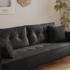70" Velvet Sofa Couch Luxury Modern Upholstered 3-Seater sofa with 2 Pillows for Living Room, Apartment and Small Space