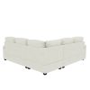 [VIDEO provided] [New] 84*84" Modern Velvet Sectional Sofa Set,Large U Shaped Upholstered Corner Couch with Ottoman,Armrest Pillow,6 Seat Indoor Furni