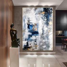 Tornadoes Neutral Color Modern Artwork Large Abstract Oil Painting On Canvas Office Living Room Contemporary Textured White Wall Art No Frame (1: 140x210cm, 2: PAITNTING WITH BLACK FRAME)