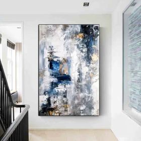 Tornadoes Neutral Color Modern Artwork Large Abstract Oil Painting On Canvas Office Living Room Contemporary Textured White Wall Art No Frame (1: 60x90cm, 2: PAINTING WITH SILVER FRAME)