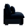 Armless sofa for flexible combination to become 2 seater 3 seater 4 seater sofa; Armless sofa with delicate and soft corduroy fabric, high resilience