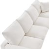 [VIDEO provided] [New] 110*57" Modern U Shape Modular Sofa, 6 Seat Chenille Sectional Couch Set with 2 Pillows Included, Freely Combinable Indoor Funi